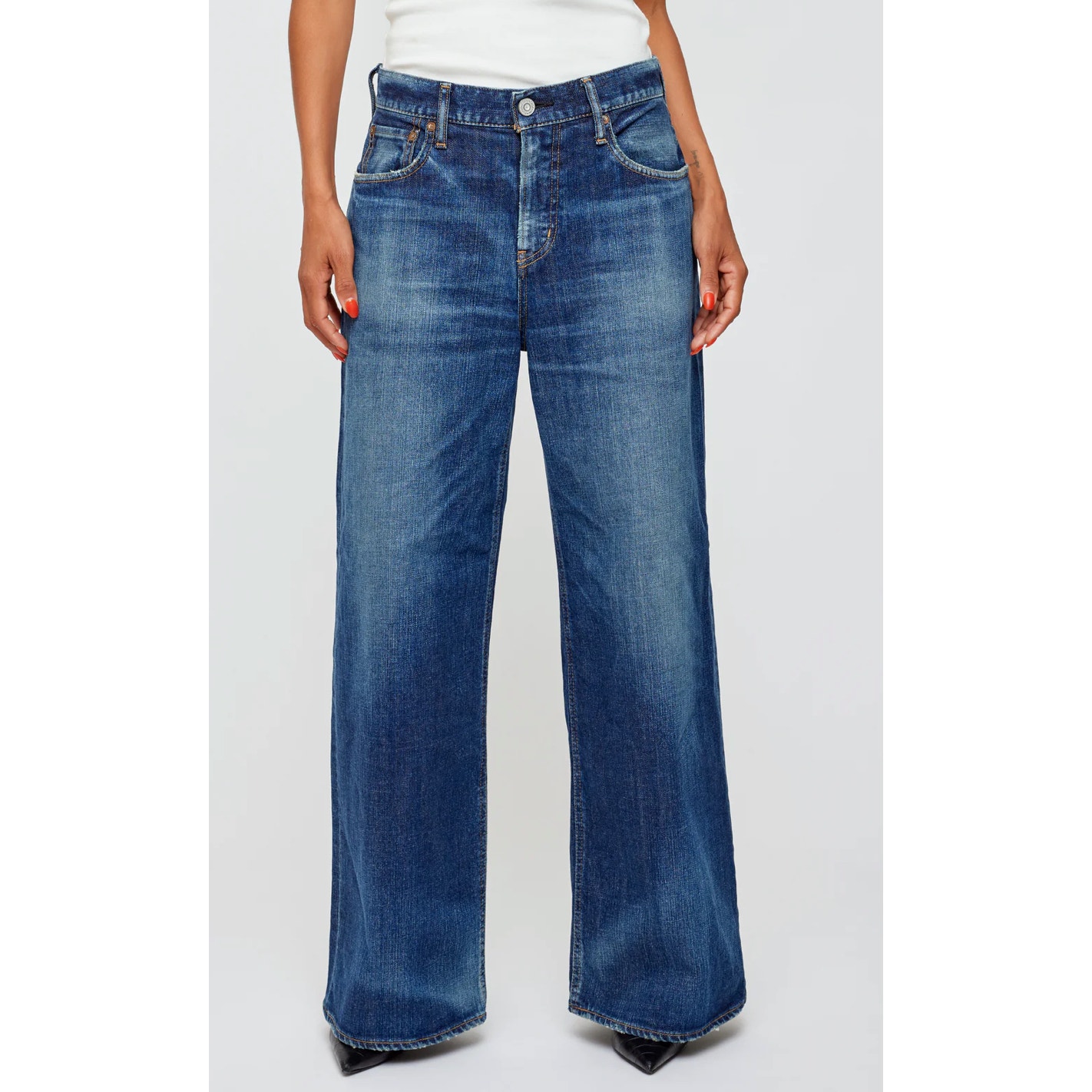 New With Tags Wide Leg Moussy Jeans